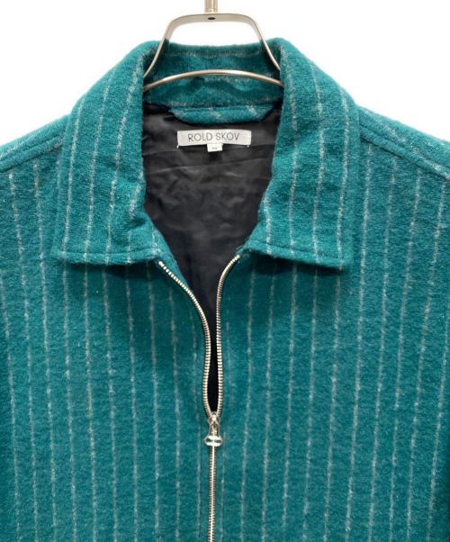 ROLD SKOV（ロードスコフ）ROLD SKOV (ロードスコフ) BIT TWO POCKET STRIPES グリーン サイズ:Mの古着・服飾アイテム