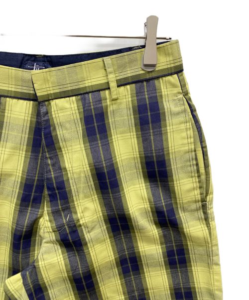 OLD STUSSY（オールドステューシー）OLD STUSSY (オールドステューシー) ハーフパンツ ネイビー×グリーン サイズ:71cm (W28)の古着・服飾アイテム