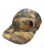 GUCCI×THE NORTH FACEグッチ×ザ ノース フェイス）の古着「キャップ」｜ベージュ
