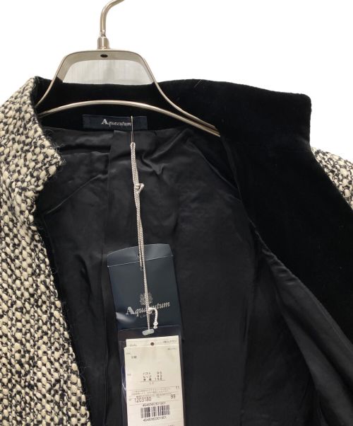 Aquascutum（アクアスキュータム）Aquascutum (アクアスキュータム) スタンドカラージャケット ブラック サイズ:11 未使用品の古着・服飾アイテム