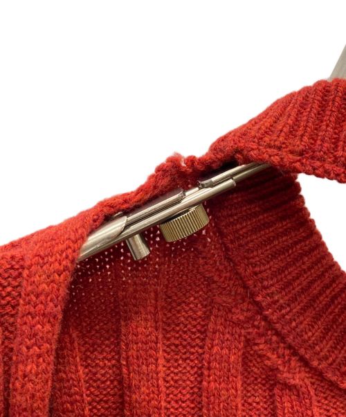 Maison Margiela（メゾンマルジェラ）Maison Margiela (メゾンマルジェラ) ニットベスト レッド サイズ:S 未使用品の古着・服飾アイテム