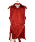 Maison Margiela (メゾンマルジェラ) ニットベスト レッド サイズ:S 未使用品：12000円