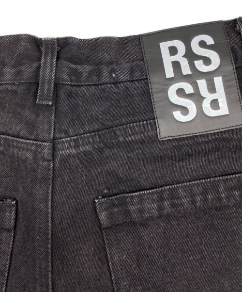 RAF SIMONS（ラフシモンズ）RAF SIMONS (ラフシモンズ) DESTROYED DENIM PANTS ブラック サイズ:36の古着・服飾アイテム