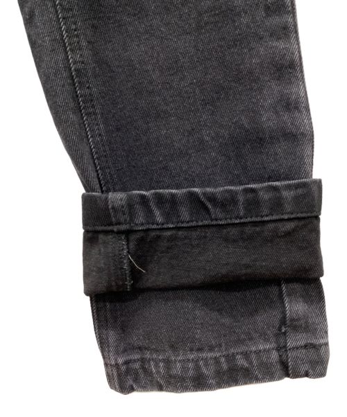 RAF SIMONS（ラフシモンズ）RAF SIMONS (ラフシモンズ) DESTROYED DENIM PANTS ブラック サイズ:36の古着・服飾アイテム