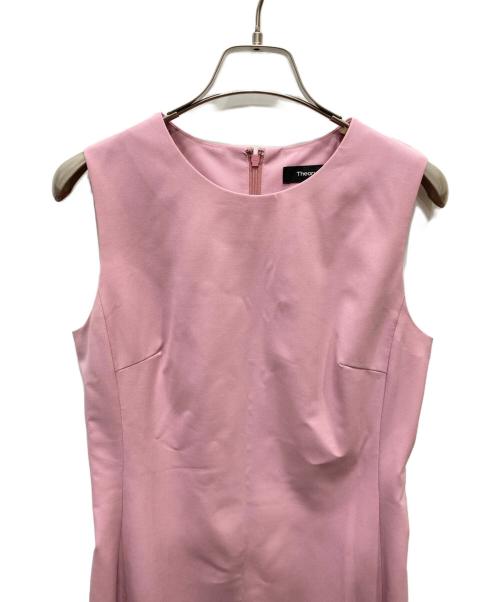 theory（セオリー）theory (セオリー) ノースリーブワンピース ピンクの古着・服飾アイテム