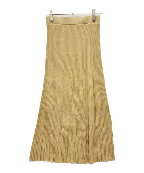 anuans（アニュアンス）anuans (アニュアンス) ミシアーリブニットセットアップ ベージュ サイズ:FREE 未使用品の古着・服飾アイテム