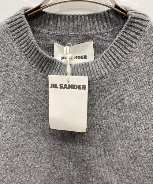 JIL SANDER（ジルサンダー）JIL SANDER (ジルサンダー) リラックスフィットクルーネックセーター グレー サイズ:34の古着・服飾アイテム