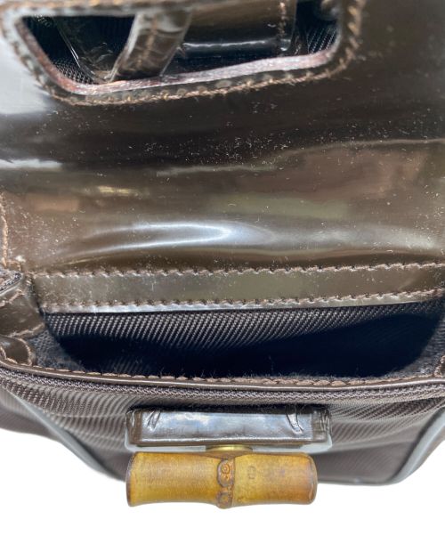 GUCCI（グッチ）GUCCI (グッチ) バンブー リュック・デイパック ブラウンの古着・服飾アイテム