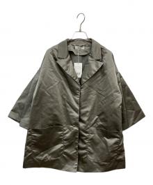 AKTE（アクテ）の古着「サテンテントジャケット」｜シルバー