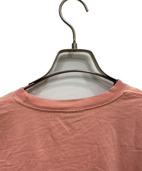 stussy（ステューシー）stussy (ステューシー) LOCATIONS TEE PIGMENT DYED ピンク サイズ:Sの古着・服飾アイテム