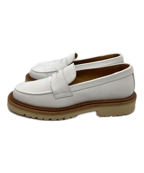 UNITED ARROWS（ユナイテッドアローズ）UNITED ARROWS (ユナイテッドアローズ) ローファー ホワイト サイズ:37の古着・服飾アイテム