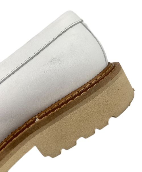 UNITED ARROWS（ユナイテッドアローズ）UNITED ARROWS (ユナイテッドアローズ) ローファー ホワイト サイズ:37の古着・服飾アイテム