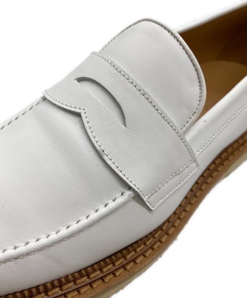 UNITED ARROWS（ユナイテッドアローズ）UNITED ARROWS (ユナイテッドアローズ) ローファー ホワイト サイズ:37の古着・服飾アイテム