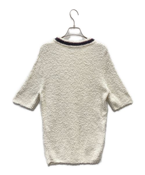 FRED PERRY（フレッドペリー）FRED PERRY (フレッドペリー) ショートスリーブセーター ホワイト サイズ:uk10の古着・服飾アイテム