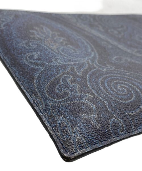 ETRO（エトロ）ETRO (エトロ) ペイズリー柄クラッチバッグ ネイビーの古着・服飾アイテム