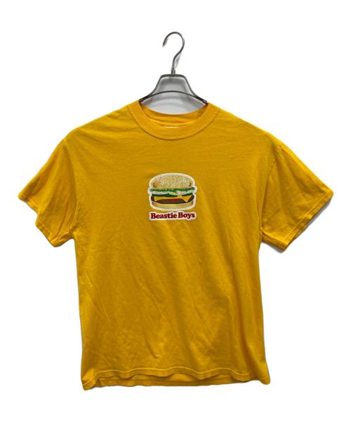 M&O Knits（エム＆オー ニットズ）M&O Knits (エム＆オー ニットズ) プリントTシャツ イエロー サイズ:Ｌの古着・服飾アイテム