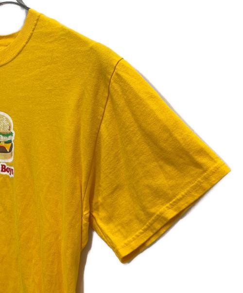 M&O Knits（エム＆オー ニットズ）M&O Knits (エム＆オー ニットズ) プリントTシャツ イエロー サイズ:Ｌの古着・服飾アイテム