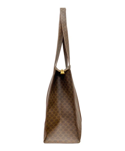 CELINE（セリーヌ）CELINE (セリーヌ) マカダムトートバック ブラウンの古着・服飾アイテム