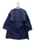 LANVIN COLLECTION (ランバンコレクション) ノーカラートレンチコート ネイビー サイズ:38：9000円