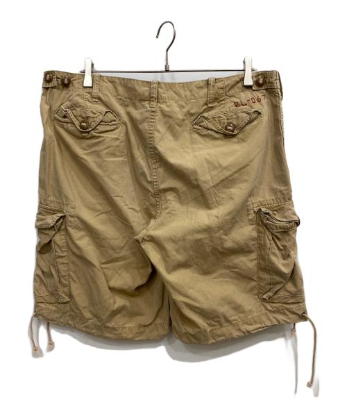 POLO RALPH LAUREN（ポロ・ラルフローレン）POLO RALPH LAUREN (ポロ・ラルフローレン) ハーフカーゴパンツ ベージュ サイズ:36の古着・服飾アイテム