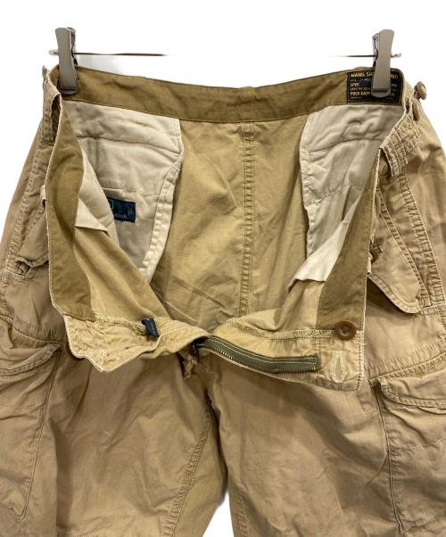 POLO RALPH LAUREN（ポロ・ラルフローレン）POLO RALPH LAUREN (ポロ・ラルフローレン) ハーフカーゴパンツ ベージュ サイズ:36の古着・服飾アイテム