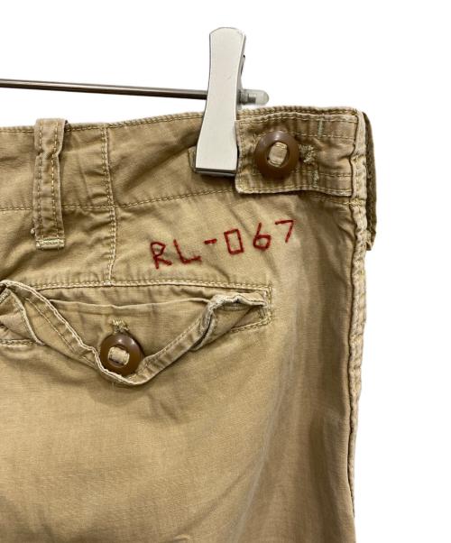 POLO RALPH LAUREN（ポロ・ラルフローレン）POLO RALPH LAUREN (ポロ・ラルフローレン) ハーフカーゴパンツ ベージュ サイズ:36の古着・服飾アイテム