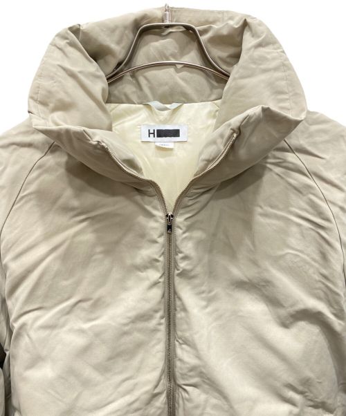 H BEAUTY&YOUTH（エイチ ビューティー&ユース）H BEAUTY&YOUTH (エイチ ビューティー&ユース) ダウンジャケット ベージュ サイズ:Sの古着・服飾アイテム