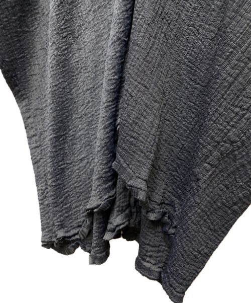 me ISSEY MIYAKE（ミーイッセイ ミヤケ）me ISSEY MIYAKE (ミーイッセイ ミヤケ) シアーカットソー ブラック サイズ:記載なしの古着・服飾アイテム