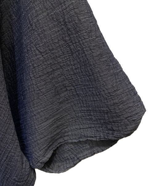 me ISSEY MIYAKE（ミーイッセイ ミヤケ）me ISSEY MIYAKE (ミーイッセイ ミヤケ) シアーカットソー ブラック サイズ:記載なしの古着・服飾アイテム