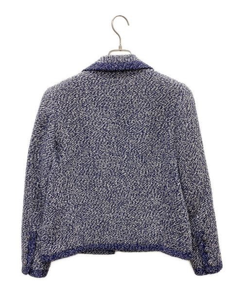 CHANEL（シャネル）CHANEL (シャネル) ツイードセットアップ ネイビー サイズ:40の古着・服飾アイテム