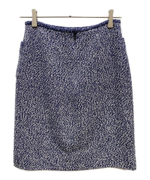 CHANEL（シャネル）CHANEL (シャネル) ツイードセットアップ ネイビー サイズ:40の古着・服飾アイテム