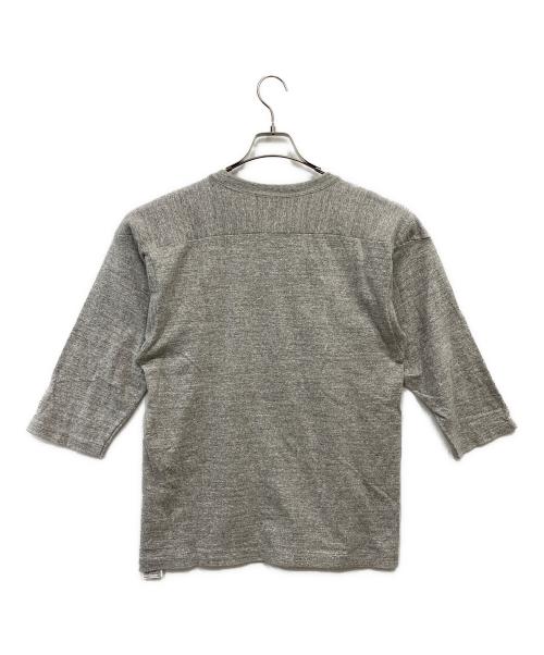 WAREHOUSE（ウエアハウス）WAREHOUSE (ウエアハウス) 七分丈フットボールTシャツ グレー サイズ:40の古着・服飾アイテム