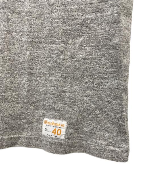 WAREHOUSE（ウエアハウス）WAREHOUSE (ウエアハウス) 七分丈フットボールTシャツ グレー サイズ:40の古着・服飾アイテム