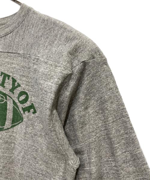 WAREHOUSE（ウエアハウス）WAREHOUSE (ウエアハウス) 七分丈フットボールTシャツ グレー サイズ:40の古着・服飾アイテム