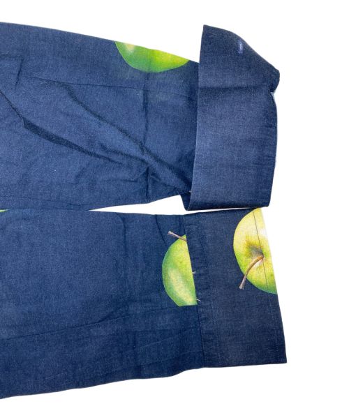 PAUL SMITH（ポールスミス）PAUL SMITH (ポールスミス) アップル柄長袖シャツ ネイビー サイズ:Ｍの古着・服飾アイテム