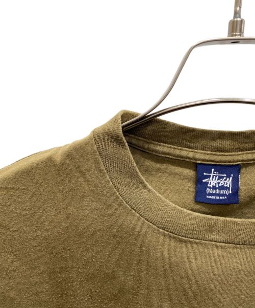 OLD STUSSY（オールドステューシー）OLD STUSSY (オールドステューシー) 90’sヴィンテージTシャツ オリーブ サイズ:Mの古着・服飾アイテム