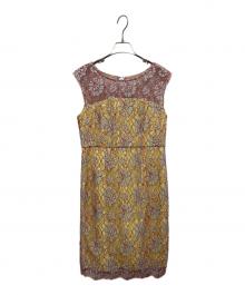 Diagram（ダイアグラム）の古着「コードレースワンピース」｜レッド