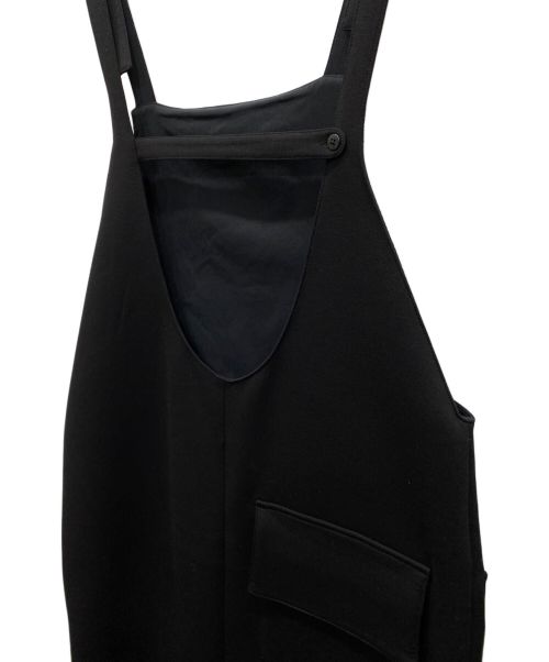 nagonstans（ナゴンスタンス）nagonstans (ナゴンスタンス) ダンボールエプロンスカート ブラック サイズ:MEDIUMの古着・服飾アイテム