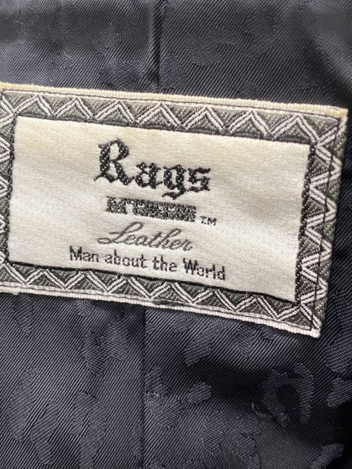 Rags McGREGOR（ラグスマックレガー）Rags McGREGOR (ラグス マクレガー) SINGLE RIDERS JACKET ブラック サイズ:Sの古着・服飾アイテム