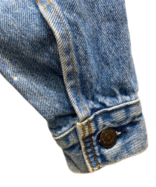 LEVI'S（リーバイス）LEVI'S (リーバイス) ブリーチ加工デニムジャケット ブルー サイズ:34Rの古着・服飾アイテム