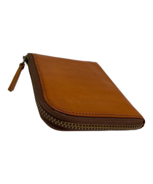 SLOW（スロウ）SLOW (スロウ) zip mini wallet ブラウンの古着・服飾アイテム