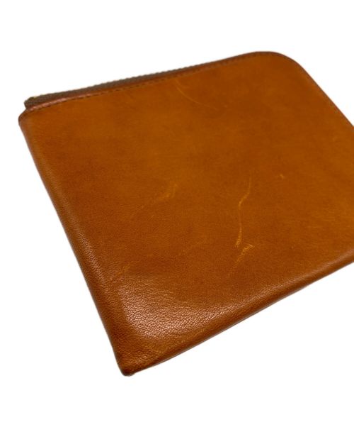 SLOW（スロウ）SLOW (スロウ) zip mini wallet ブラウンの古着・服飾アイテム