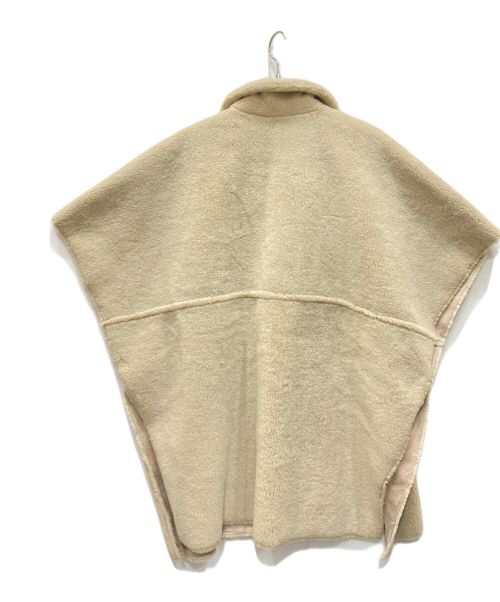Ameri（アメリ）AMERI (アメリ) REVERSIBLE BOA PONCHO COAT ベージュ サイズ:FREEの古着・服飾アイテム