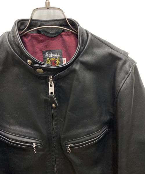 Schott（ショット）Schott (ショット) 641XX 60sシングルライダースジャケット ブラック サイズ:36の古着・服飾アイテム