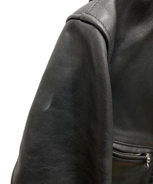 Schott（ショット）Schott (ショット) 641XX 60sシングルライダースジャケット ブラック サイズ:36の古着・服飾アイテム