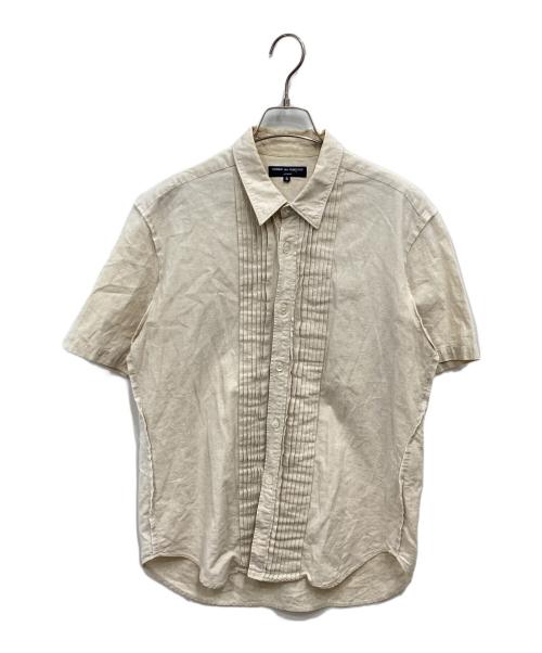 COMME des GARCONS HOMME（コムデギャルソン オム）COMME des GARCONS HOMME (コムデギャルソン オム) インサイドアウトプリーツシャツ アイボリー サイズ:Sの古着・服飾アイテム