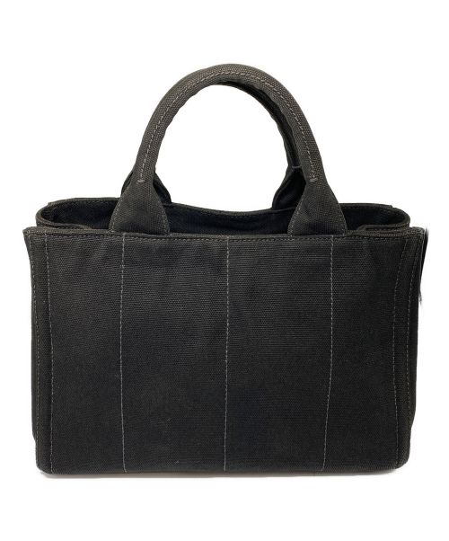 PRADA（プラダ）PRADA (プラダ) カナパスタッズトートバック ブラックの古着・服飾アイテム