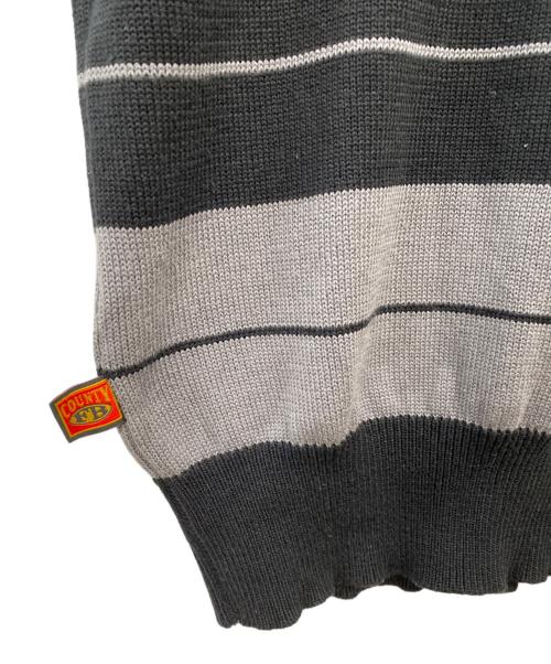 FB COUNTY（エフビーカウンティー）FB COUNTY (エフビーカウンティー) 半袖ニット ブラック サイズ:1KLの古着・服飾アイテム