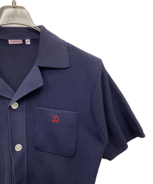 DRESSTERIOR（ドレステリア）DRESSTERIOR (ドレステリア) キューバニットシャツ ネイビー サイズ:Sの古着・服飾アイテム