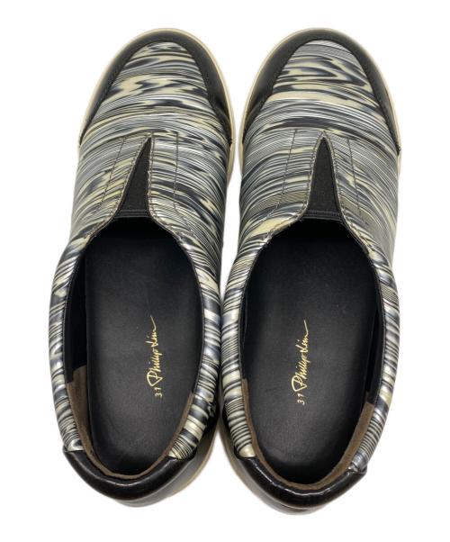3.1 phillip lim（スリーワンフィリップリム）3.1 phillip lim (スリーワンフィリップリム) ローカットスニーカー ブラック サイズ:40の古着・服飾アイテム